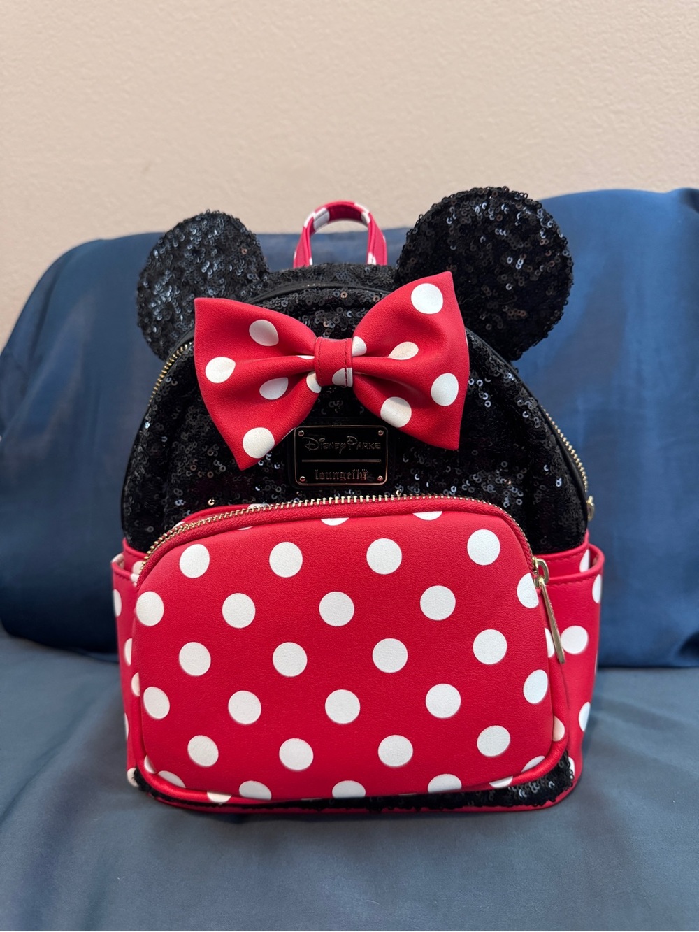 Loungefly Disney Minnie Mouse Red Polka Dot Mini Backpack
